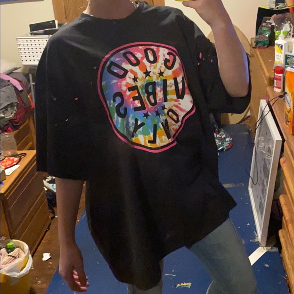 NEW Black tee shirt “dress” 3XL